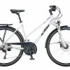Fahrräder KTM VENETO LIGHT DISC Trapez White Matt