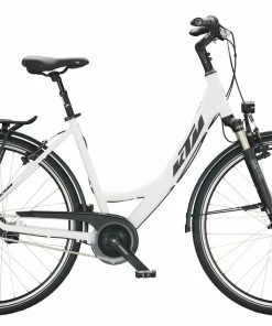 Fahrräder KTM VENETO 8 LIGHT Wave White Matt (black+mint)