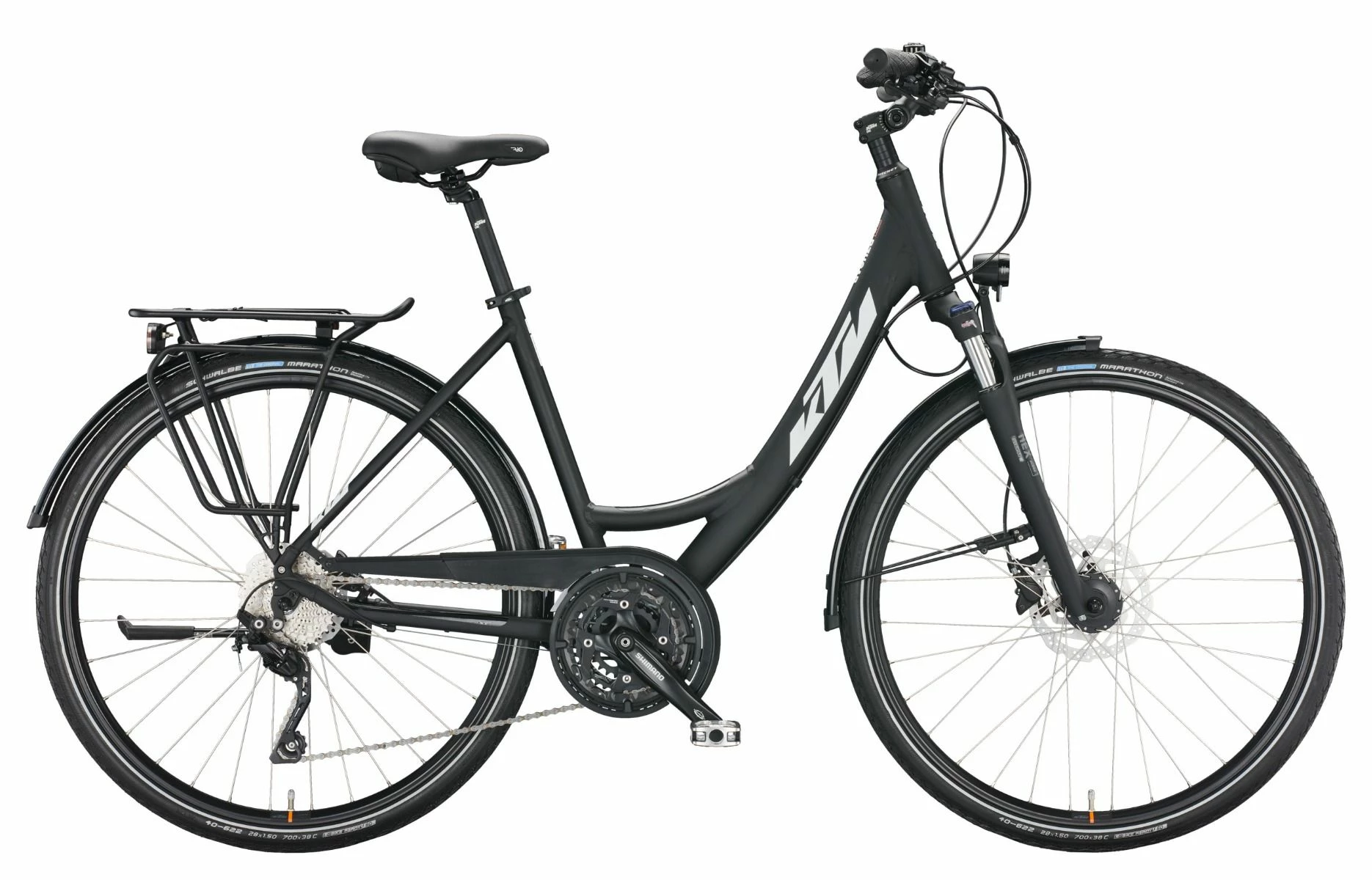 Fahrräder KTM AVENZA 30 DISC Wave Black Matt