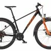 Fahrräder KTM CHICAGO STREET 29 Diamant Flaming Black (orange)