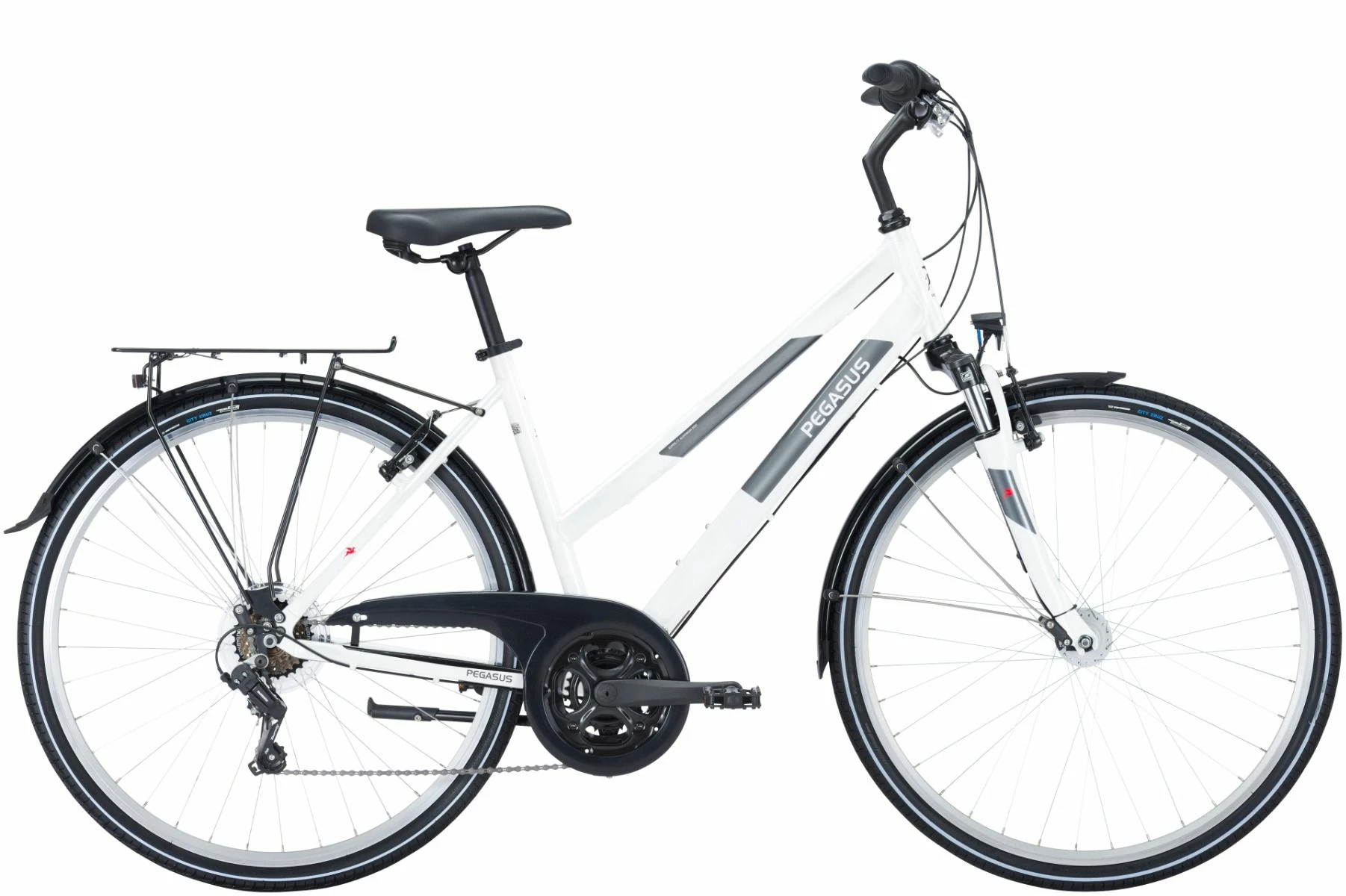 Fahrräder Pegasus Avanti 18 Trapez White (2023) 1 Fahrräder Pegasus Avanti 18 Trapez White (2023)