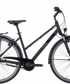 Fahrräder Pegasus Solero SL 7 Trapez Black Matt