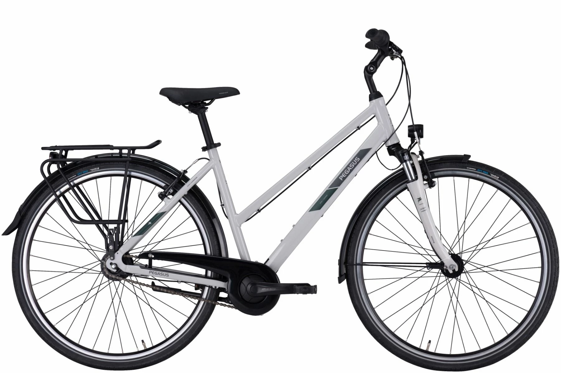 Fahrräder Pegasus Solero SL 7 Trapez Light Grey 1 Fahrräder Pegasus Solero SL 7 Trapez Light Grey