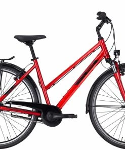 Fahrräder Pegasus Solero SL 7 Trapez Chrome Crimson Red