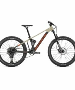 Mondraker Factor 24 Graphite/grau/orange 2023 - Kinderrad 24 Zoll