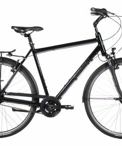 Fahrräder Gudereit Comfort 8.0 FL Herren Schwarz Glanz