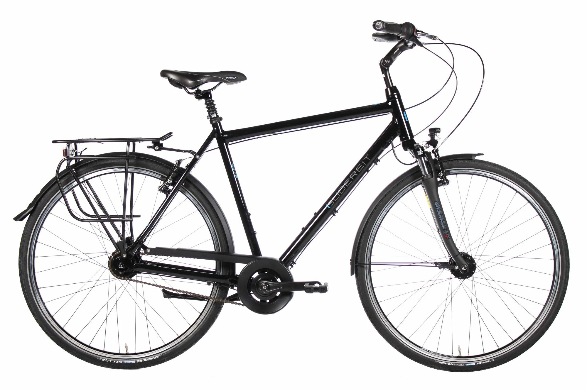 Fahrräder Gudereit Comfort 8.0 FL Herren Schwarz Glanz 1 Fahrräder Gudereit Comfort 8.0 FL Herren Schwarz Glanz