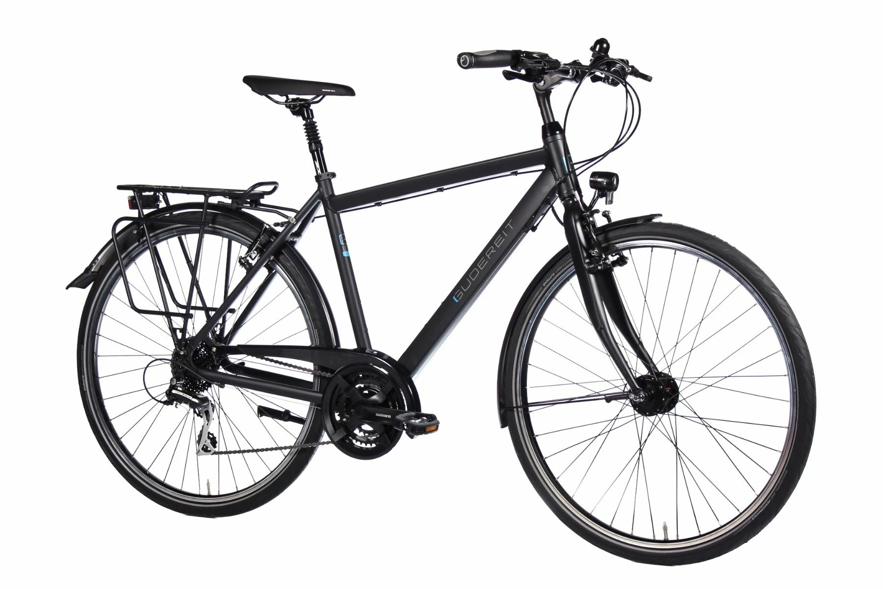 Fahrräder Gudereit LC-15 Herren Starrgabel Schwarz Matt 2 Fahrräder Gudereit LC-15 Herren Starrgabel Schwarz Matt – Bild 2