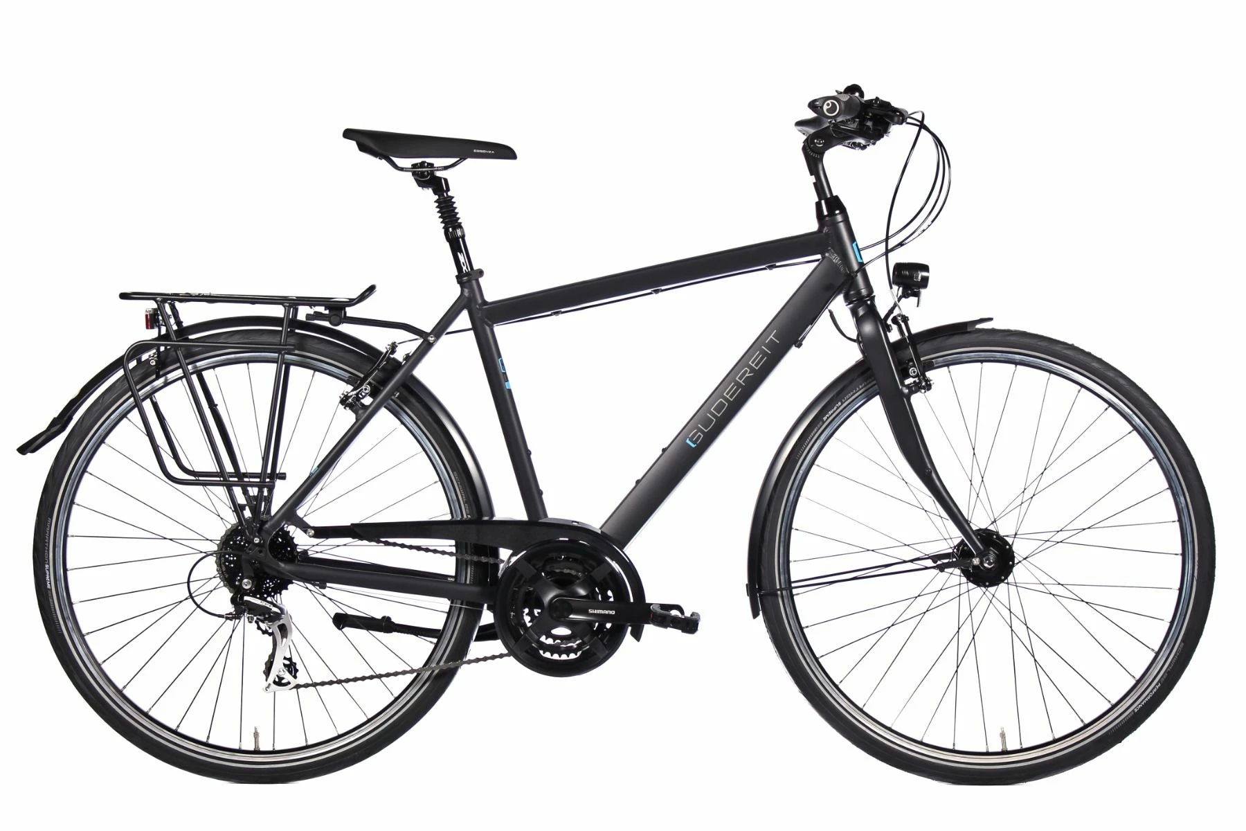 Fahrräder Gudereit LC-15 Herren Starrgabel Schwarz Matt 1 Fahrräder Gudereit LC-15 Herren Starrgabel Schwarz Matt