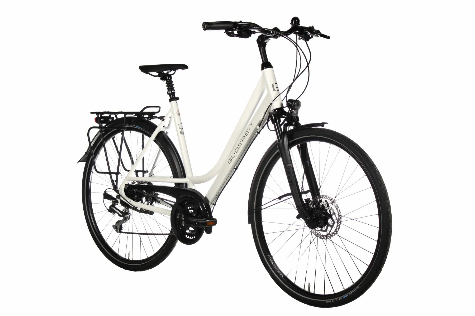 Fahrräder Gudereit LC-30 Evo Damen Weiß Glanz 2 Fahrräder Gudereit LC-30 Evo Damen Weiß Glanz – Bild 2