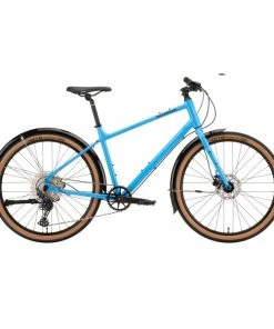 Kona Dew Deluxe Gloss Blue 2023 - Trekkingrad